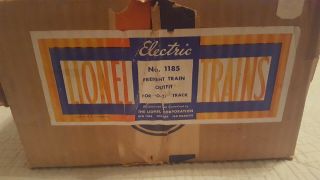 Lionel Box Only 1185 Freight Train Outfit