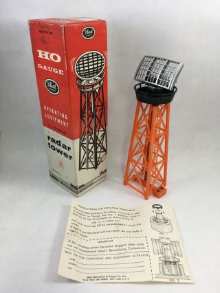 Ideal Models Radar Tower Vintage Ho Model Railroad Building B - 113