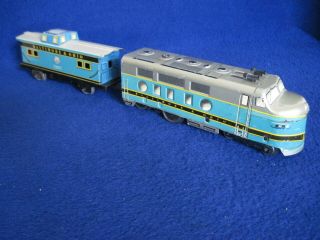 Vintage Marx Marlines Baltimore & Ohio 62 Locomotive And C507 Caboose