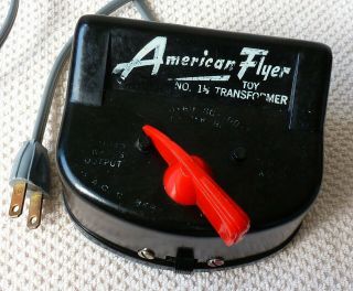 American Flyer Transformer Model No 1 - 1/2 With On - Off Switch