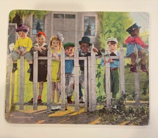 Vintage Jigsaw Puzzle,  Our Gang,  Spanky,  Alfalfa,  Hal Roach Studio 1933 Complete