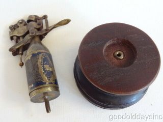 Vintage 1912 Early Trigger Automatic CAPITOL Table Cigarette LIGHTER Advertising 4