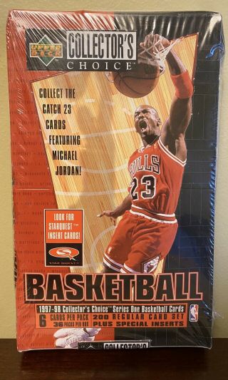1997 - 98 Upper Deck Collectors Choice Series 1 Basketball Factory Box