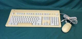 Apple Extended Keyboard Ii M3501 & Apple Desktop Bus Mouse Ii M2706 With Cord