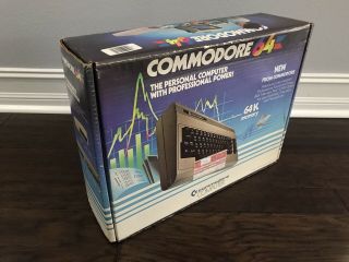 Commodore 64 Personal Computer Box/packaging W/ Guides & Power Supply