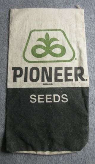 Vintage Pioneer Hybrid Seed Corn Cloth Sack Feed Seed Farm Sack Sweet Corn Seeds