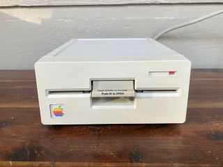 Vtg Apple 5.  25 External Disk Drive A9m0107 Apple Ii