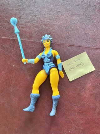 Complete 1981 1982 Evil - Lyn Action Figure Mattel Vintage Motu He - Man She - Ra