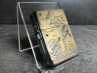 Japanese Zippo 1935 Windy Girl Double Sided Advertiser - Only 1000 Made