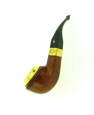Peterson Sherlock Holmes Squire Gold Plated Cap & Band Pipe