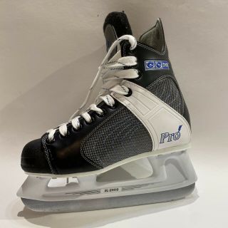 Vintage Ccm Ultra Pro Sl - 2500 Men’s Hockey Skates Size 6 Black & White