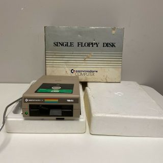 Vintage Commodore 64 C64 Floppy Disk Drive 154i W/ Box