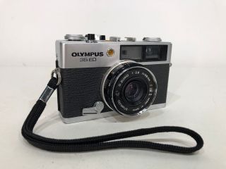 Rare Vtg Olympus 35 Ed Rangefinder Film Camera - D.  Zuiko 38mm F/2.  8 Lens Japan