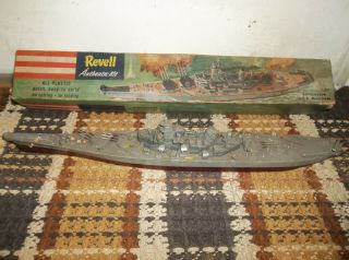 Vintage 1953 Revell Uss Missouri Battleship Model Kit