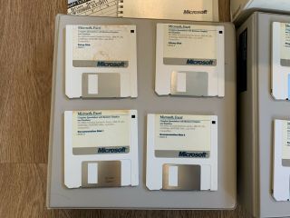 Vintage Microsoft Excel Version 2.  00 for IBM Personal System/2 And Compaq 386 2