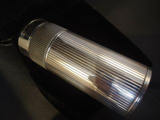 S.  T.  Dupont Cylinder Table Lighter - Palladium Plated - Briquet - Feuerzeug 6