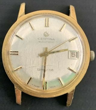 Vintage Certina Bristol 195 Gold Filled Automatic Mens Watch