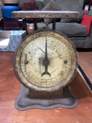 Vintage National Family Scale,  24 Lbs,  Patented 1912 & 1913