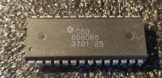 Csg 8580r5 Sid Chip,  For Commodore 64,  And,  Part,  Exrare