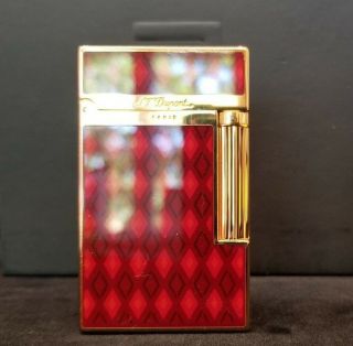 Rare Limited Edition S.  T.  Dupont Vertigo Ii Lighter And Pen Set 199/400