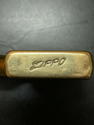 14k Gold Zippo Lighter