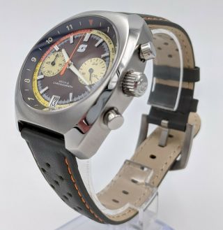 Straton Curve Chrono 39.  5mm Watch - Brown Dial Version 