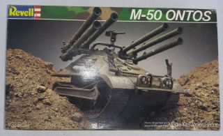 Revell Wwii M - 50 Ontos - 1/32 Scale - Vintage 1982 Model Kit 8302