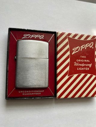 1953 Zippo Lighter Full Stamp Steel Case Patent 2517191