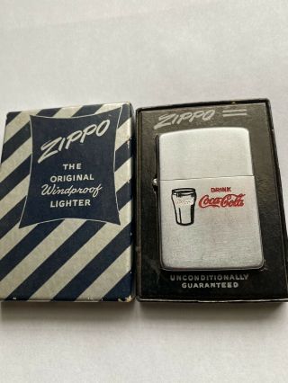 Rare 1951 Coca Cola Zippo Lighter Coke 2032695