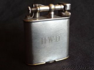 Vintage Unique Dunhill Lift Arm Cigarette Lighter Mono Hwd Swiss Made