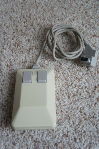 Vintage Commodore Amiga 1000 Tank Wheel Computer Mouse