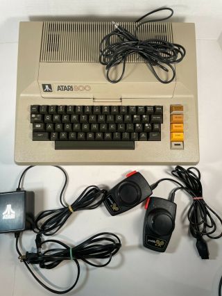 Vintage Atari 800 Computer Console & Controllers