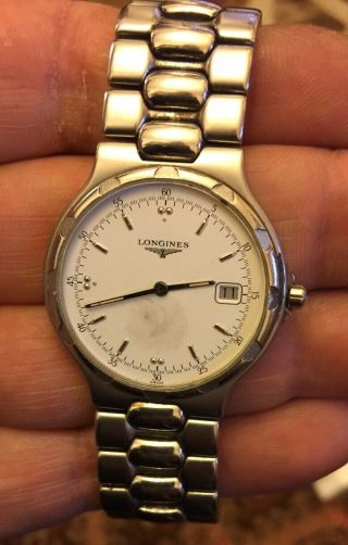 Vintage Longines Conquest Quartz Men’s Watch (modele Depose).  Swiss Made