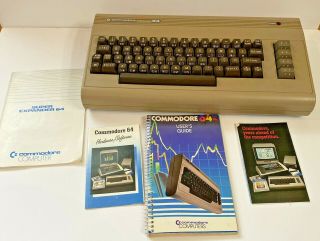 Commodore 64 Personal Computer Parts No Power Pack Manuals