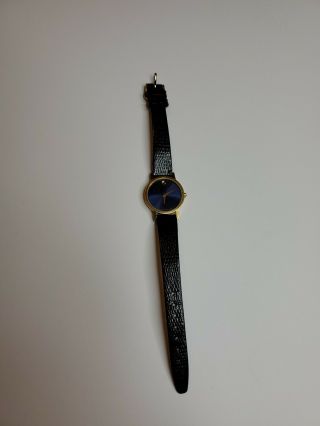 Ladies Movado Museum Watch With Black Leather Band 87 - A1 - 832