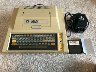 Atari 400 Computer System Console W/ Power Supply & Donkey Kong