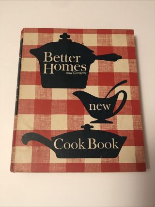 Vintage Better Homes And Gardens Cookbook 1962 3rd Printing Exc