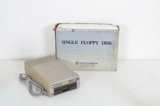 Commodore 1541 Single Floppy Disk Drive For The C64 W/ Box Power Cord