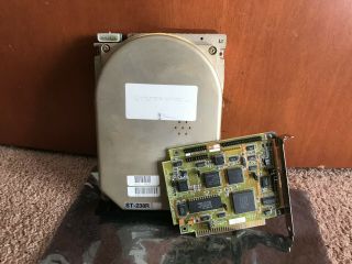 Seagate 30mb St - 238r Rll Mfm Drive,  Wd1002 Controller Card,  Cables -
