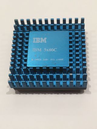 Ibm 5x86c - 100hf Cpu - With Heatsink - Rare