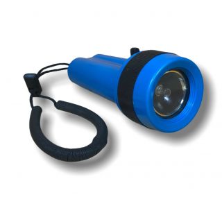Vtg Ikelite Mini C Lite Scuba Diving Flashlight Underwater Waterproof Dive Light