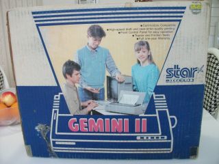 Star Micronics GEMINI II Commodore 64/128 Printer,  w/ Interface Cable,  Box 2