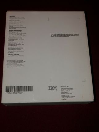 IBM Operating System/2 1.  0 OS/2 - 3.  5 