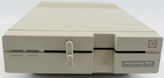 Commodore Model 1571 Single Drive Floppy Disk Drive And Power Cable Only | Read