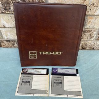 Tandy Trs - 80 Model I Iii 26 - 2203 Cobol 8” Program Disk 1981 Computer User Guide