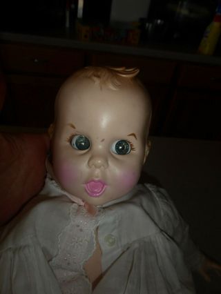 Vintage 1970 Gerber Products Baby Doll With Moving Eyes 18 "