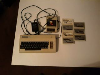 Vintage Commodore Vic - 20 Computer & C2n Datasette Unit