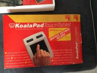 Koala Pad Touch Tablet Apple Ii,  Ii,  Iie.  Model 1001a Vintage Computer