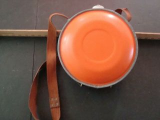 Vintage Oasis Orange Fss 4 Quart Canteen Forest Service Supply Camping Hunting