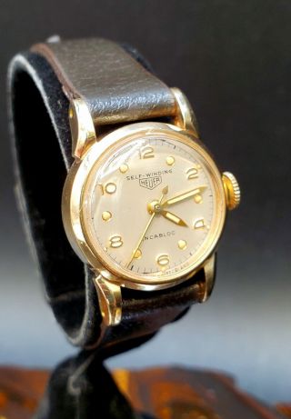 Rare Vintage ED HEUER Swiss Automatic 17J Ladies Wrist Watch Fully Serviced 2